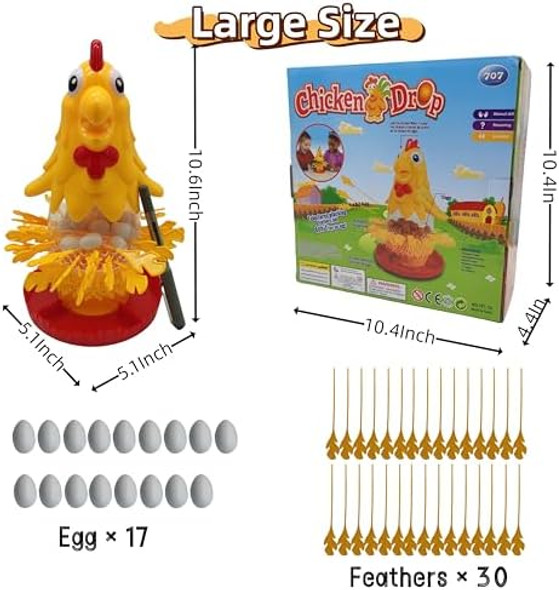 Ybgocot Kids Game,Don'T Let The Eggs Fall,Family Board Game For 2-4 Players Ybgocot Kids Game,Don'T Let The Eggs Fall,Family Board Game For 2-4 Players
