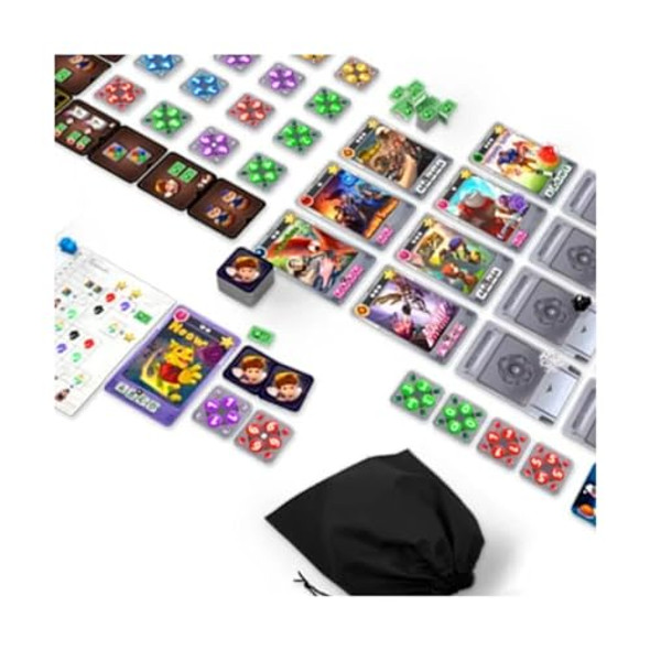 Arcane Wonders Video Game Champion – Strategy Board Game For 2-5 Players – 16-Bit Nostalgia – Competitive Gameplay