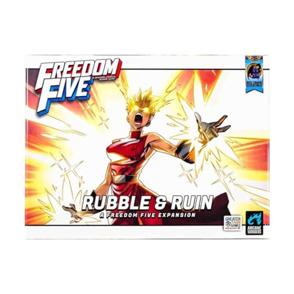 Arcane Wonders Dom Five Rubble Ruin Expansion 1-5 Players Ages 14 And Up 90 Minute Play