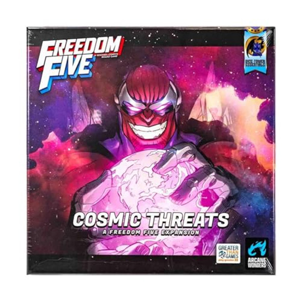 Arcane Wonders Dom Five Cosmic Threats Retail, For 1-5 Players, Ages 14 And Up