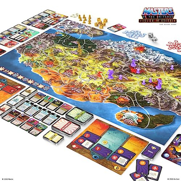 Archon Studio Masters Of The Universe Fields Of Eternia Board Game - For Ages 14+, 1-6 Players, With 60-90 Minute Playtime