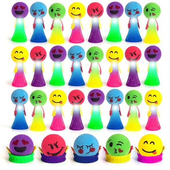 Artcreativity Light-Up Jumping Popper Toys For Kids – 24 Pcs Led Spring Launchers With Flashing Lights, Emoticon Faces, Jump Up To 4 Feet, Party Favors, Goodie Bag Fillers For Boys & Girls Artcreativity Light-Up Jumping Popper Toys For Kids – 24 Pcs Led Spring Launchers With Flashing Lights, Emoticon Faces, Jump Up To 4 Feet, Party Favors, Goodie Bag Fillers For Boys & Girls