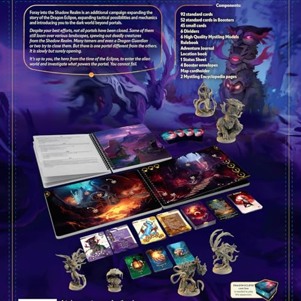 Awaken Realms Dragon Eclipse Foray Into The Shadow Realm Board Game Expansion - Cooperative Campaign, Pvp & Roguelite Modes For Kids & Adults, Ages 12+, 1-2 Players, 60-120 Minute Playtime, Made By Awaken Realms