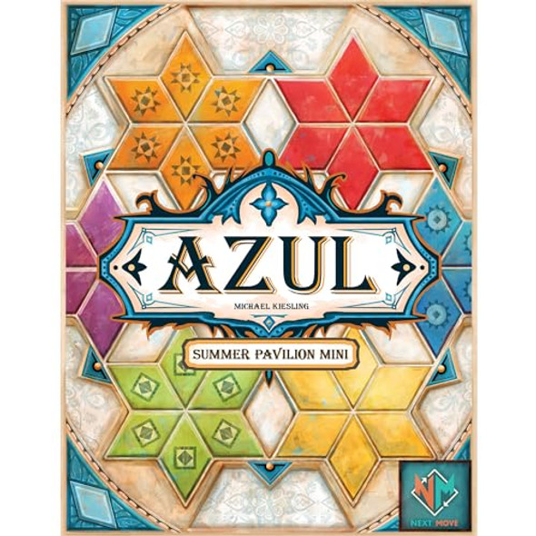 Azul Asmodee Azul Summer Pavilion Mini Board Game - Portable Travel Edition, Tile-Placement Strategy Game For Kids & Adults, Ages 8+, 2-4 Players, 30-45 Min Playtime