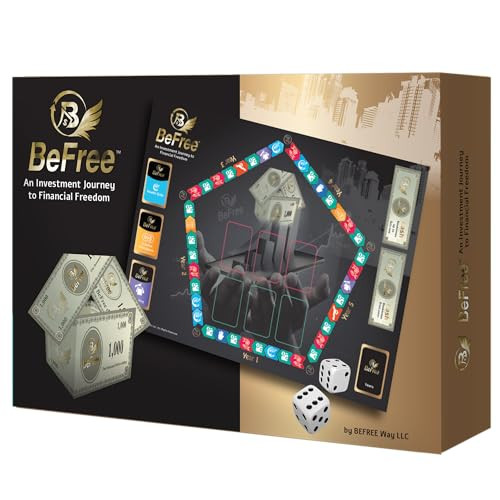 Be Strategy & Financial Literacy Board Game – For Family & Teens With Fun Learning Earn Money, Manage Cash Flow & Payday Pay Deals, Invest In Real Estate & Stocks Assets (Be)