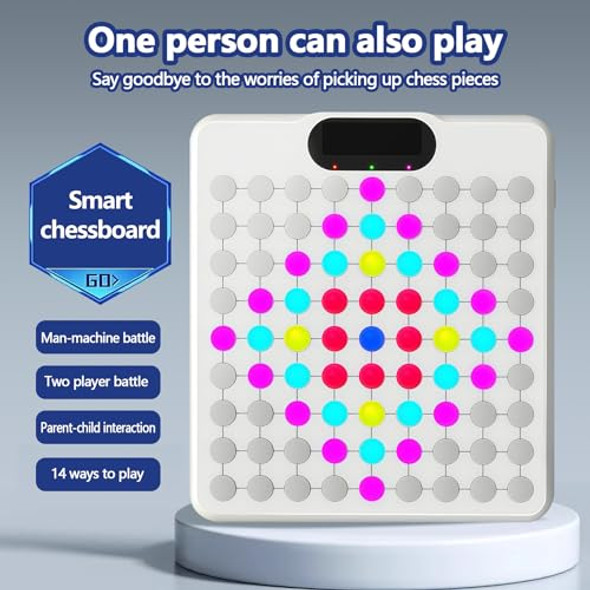 Bebesiri Children'S Board Game With 14 Built-In Games - Includes 5-In-A-Row, Tic-Tac-Toe & More - Portable For Travel, Parties & Ing