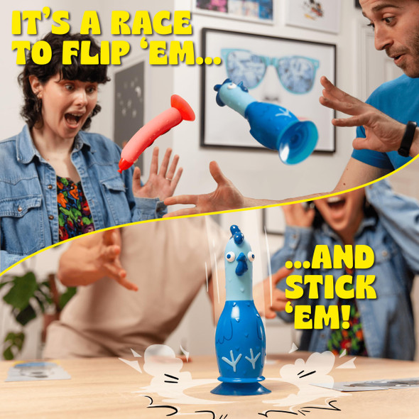 Big Potato Chicken Vs Hotdog: The Ultimate Chaotic Party Game Flipping-Fun Party Game For Families & Game Nights Bonus Content Included