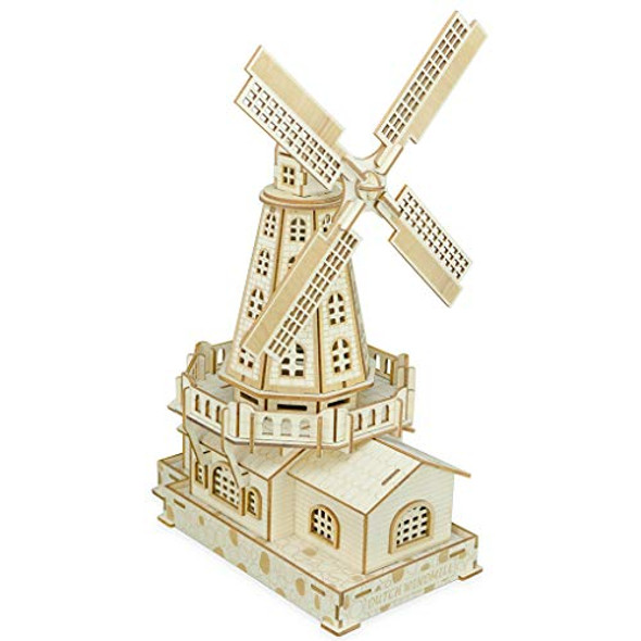 Bitopbi 3D Wooden Puzzles Laser Engraving Diy Safe Assembly Constructor Kit Toy For Teens And Adults, World Famous Buildings Mechanical 3-D Models For Self-Assembly (C2 Dutch Windmill) Bitopbi 3D Wooden Puzzles Laser Engraving Diy Safe Assembly Constructor Kit Toy For Teens And Adults, World Famous Buildings Mechanical 3-D Models For Self-Assembly (C2 Dutch Windmill)