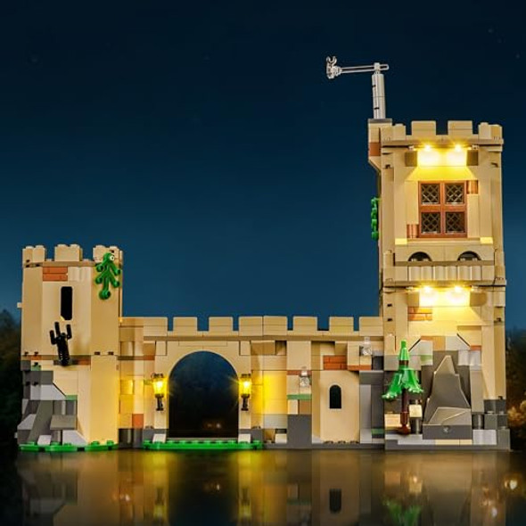 Brickshining Led Lighting Compatible With Lego Hogwarts Castle:Flying Lessons, Light Kit Compatible With Lego 76447, Not Included The Model Set Brickshining Led Lighting Compatible With Lego Hogwarts Castle:Flying Lessons, Light Kit Compatible With Lego 76447, Not Included The Model Set
