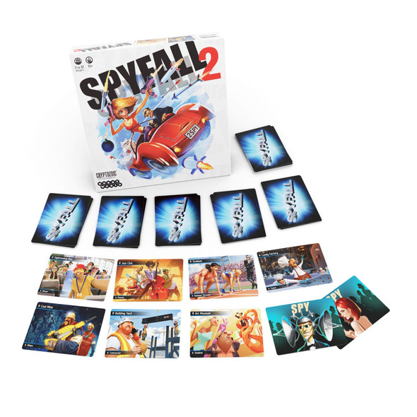 Cryptozoic Entertainment Spyfall 2 - The Perfect Party Game - Find The Spy Before Time Runs Out - Up To 3 To 12 Players - Board Games For Teens And Adults - Ages 13+