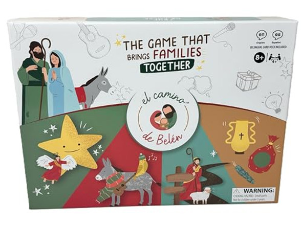 El Camino De Belén Christmas Family Board Game (Journey To Bethlehem) - Game In English And Spanish