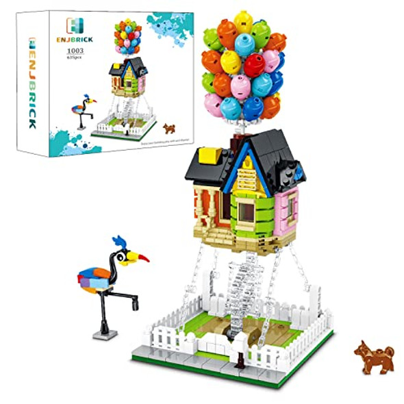 Enjbrick Up Balloon House Building Kit For Kids 8-14 Yrs, 635 Pcs, Creative Building Block Set, Tensegrity Sculptures Enjbrick Up Balloon House Building Kit For Kids 8-14 Yrs, 635 Pcs, Creative Building Block Set, Tensegrity Sculptures