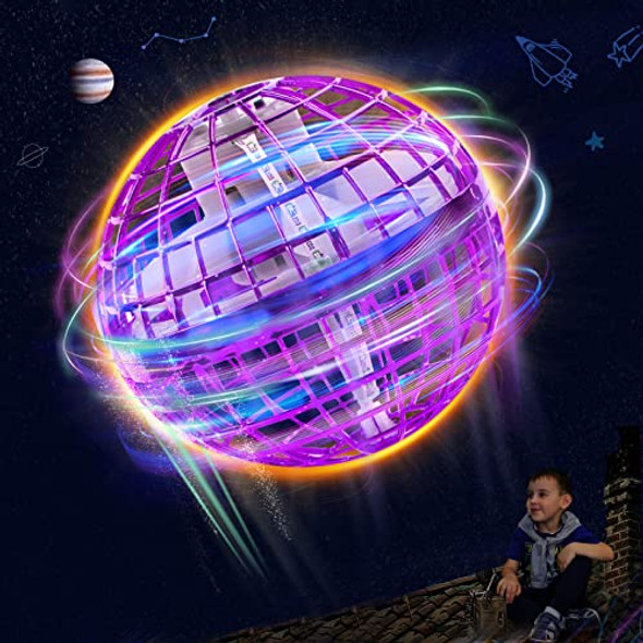 Flashbee Galaxy Ball Flying Orb Ball: Cosmic Boomerang Ball Hover Orbs - Fly Orbi Pro Galactic Fidget Spinner - Floating Mini Orb Drone Ball Toy D