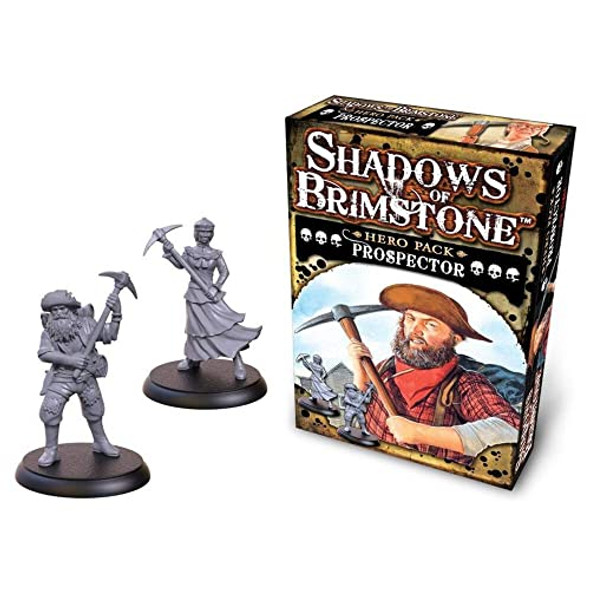 Flying Frog Productions Shadows Of Brimstone: Prospector Hero Pack Flying Frog Productions Shadows Of Brimstone: Prospector Hero Pack