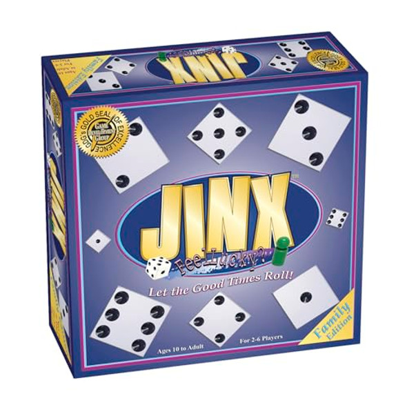 Game Development Group Jinx - Fast And Fun Board Game Of Chance Where The Luck Of The Roll Determines Your Fate - Game Night Fun For Family & Adults