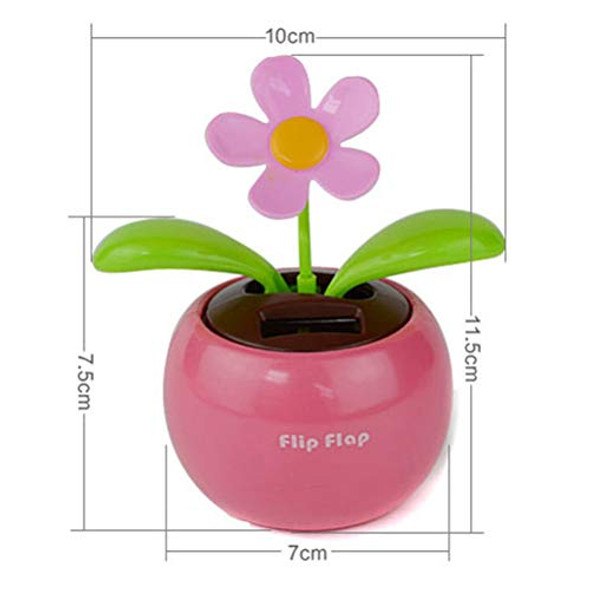 Gonetre 4 Pcs Random Color Solar Powered Dancing Flower Plastic Solar Dancing Flowers Shaking Head Car Office Desk Decoration Gonetre 4 Pcs Random Color Solar Powered Dancing Flower Plastic Solar Dancing Flowers Shaking Head Car Office Desk Decoration