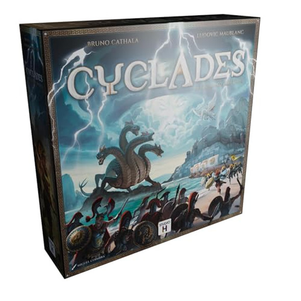 Hachette Boardgames Cyclades Strategy Game Ages 14+ 2 To 6 Players 60-90 Minutes