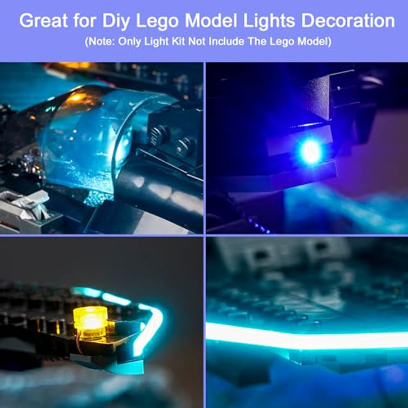 Hilighting D Led Light Kit For Lego Dc Batwing The Joker Building Set, Compatible With Lego 76265 (Model Not Included) Hilighting D Led Light Kit For Lego Dc Batwing The Joker Building Set, Compatible With Lego 76265 (Model Not Included)