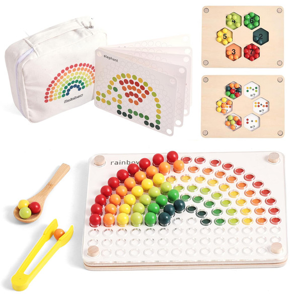 Ibwaae Wooden Peg Board Beads Game Color Matching Toys For Toddlers Counting Toy For Preschoolers Learning Montessori Toys Fine Motor Math For Girls And Boys Ibwaae Wooden Peg Board Beads Game Color Matching Toys For Toddlers Counting Toy For Preschoolers Learning Montessori Toys Fine Motor Math For Girls And Boys