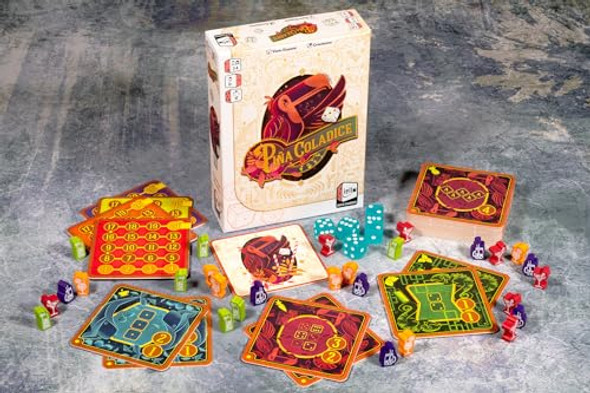 Iello: Pina Coladice - Strategy Dice Board Game, Playful Drink Theme, Dice Rolling Family Party Game, Ages 8+, 2-4 Players, 10 Min