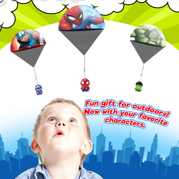 Ja-Ru Marvel Avengers & Spiderman Parachute Toys For Kids (3 Parachute Toy) – Superhero Slow Rising Squishy Toy Foam Ball Stress Relief Fidget Toy & Bulk Goodie Bag Stuffers. Abc-6829-3S Ja-Ru Marvel Avengers & Spiderman Parachute Toys For Kids (3 Parachute Toy) – Superhero Slow Rising Squishy Toy Foam Ball Stress Relief Fidget Toy & Bulk Goodie Bag Stuffers. Abc-6829-3S