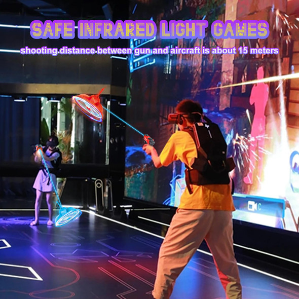 Joy Redfly Infrared Target Drone - Mini Led Target Drone With Fun Led Effects, Sounds And 4 Toy Modes - Birthday For Boys And Girls Ages 6-12 (Red) Joy Redfly Infrared Target Drone - Mini Led Target Drone With Fun Led Effects, Sounds And 4 Toy Modes - Birthday For Boys And Girls Ages 6-12 (Red)