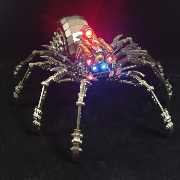 Konhaovf Spider 3D Metal Puzzles For Adults With Light, Diy 3D Metal Model Kits To Build For Adults With Tool, Desktop Model Kits Building Toys For Teens Konhaovf Spider 3D Metal Puzzles For Adults With Light, Diy 3D Metal Model Kits To Build For Adults With Tool, Desktop Model Kits Building Toys For Teens