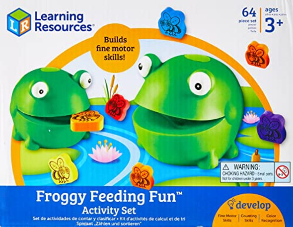 Learning Resources Froggy Feeding Fun Game, Set Of 64 Learning Resources Froggy Feeding Fun Game, Set Of 64