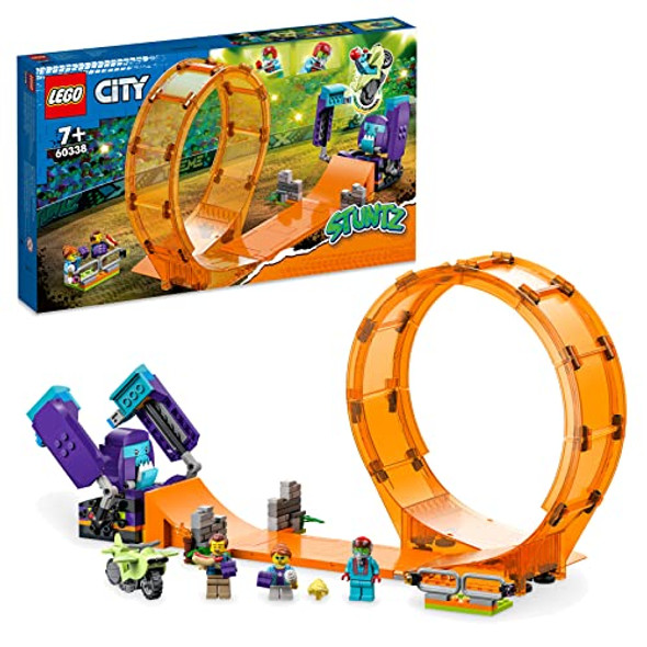Lego City Stuntz Smashing Chimpanzee Stunt Loop 60338 Building Toy Set For Boys, Girls, And Kids Ages 7+ (226 Pieces)
