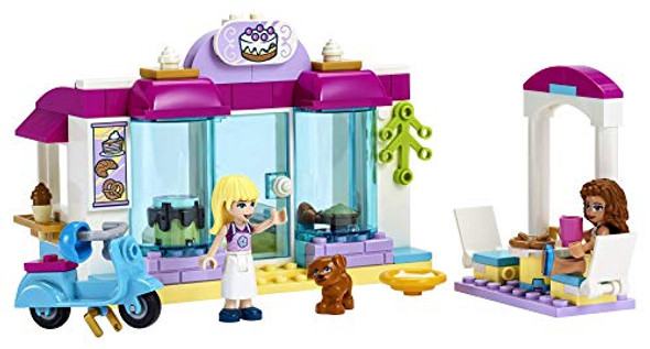 Lego Friends Heartlake City Bakery 41440 Building Kit Kids Café Toy Playset Friends Stephanie And Olivia Collectible Toy, (99 Pieces)