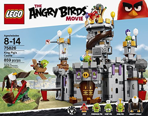 Lego Angry Birds 75826 King Pig'S Castle Building Kit (859 Piece) Lego Angry Birds 75826 King Pig'S Castle Building Kit (859 Piece)
