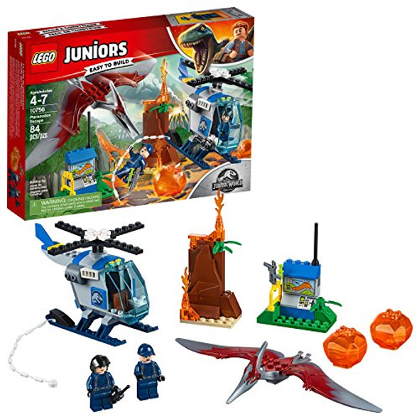 Lego Juniors/4+ Jurassic World Pteranodon Escape 10756 Building Kit (84 Pieces)