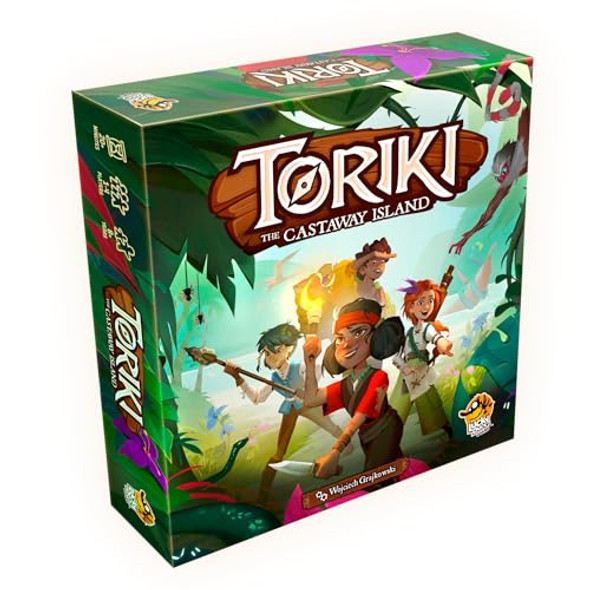 Lucky Duck Games Toriki: The Castaway Island Cooperative Family Game 1-4 Players, Ages 8+ 6-8 Hours Of Adventure