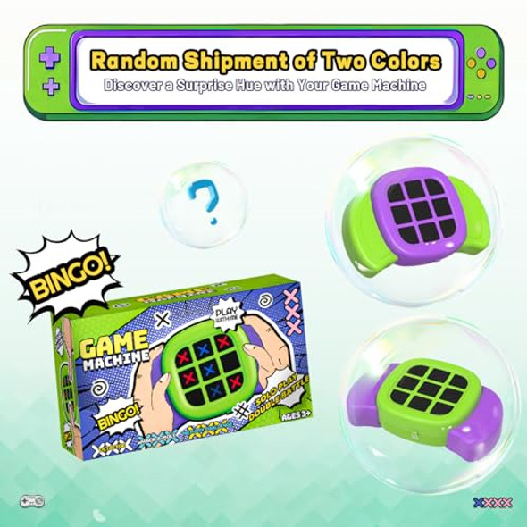 Marlrin 3 In 1 Electronic Handheld Game For Kids,Travel Toy,Car Games For Kids,Electronic Board Games,Educational Toy,Birthday For 3+ Year Old Boys And Girls(1Pcs Random Color)