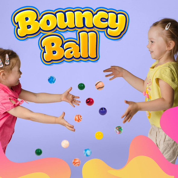 Matican Bouncy Balls Bulk, Assorted Design Rubber High Bouncing Balls For Kids, Party Favors, Carnival Prizes Matican Bouncy Balls Bulk, Assorted Design Rubber High Bouncing Balls For Kids, Party Favors, Carnival Prizes