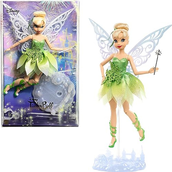 Mattel Disney Toys, Tinker Bell Collector Doll With Wings To Celebrate Disney 100 Years Of Wonder, Inspired By Peter Pan Mattel Disney Toys, Tinker Bell Collector Doll With Wings To Celebrate Disney 100 Years Of Wonder, Inspired By Peter Pan