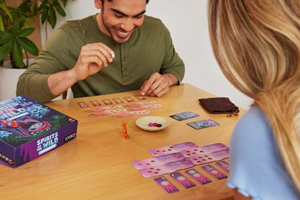 Mattel Games Spirits Of The Wild: Awakening Relaxing, Light Strategy Board Game For 2 Players With Stones, Bowl And Coyote Figure Mattel Games Spirits Of The Wild: Awakening Relaxing, Light Strategy Board Game For 2 Players With Stones, Bowl And Coyote Figure