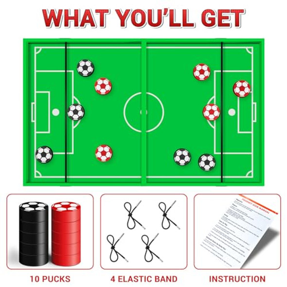 Mini Block Craft Fast Board Game Soccer Ball Tabletop Games To Test Your Speed And Accuracy Fast-Paced Table Game For Game Night Party For Birthday, Back To School, Halloween, Christmas Day