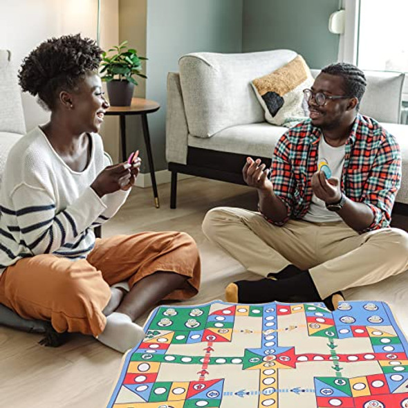 Nuobesty Flying Chess Carpet Mat Rug Kids Crawling Cushion Blanket Family Party Board Game With Plastic Chess Pieces For Parent-Child Game 90 X 90Cm (Random Color) Nuobesty Flying Chess Carpet Mat Rug Kids Crawling Cushion Blanket Family Party Board Game With Plastic Chess Pieces For Parent-Child Game 90 X 90Cm (Random Color)