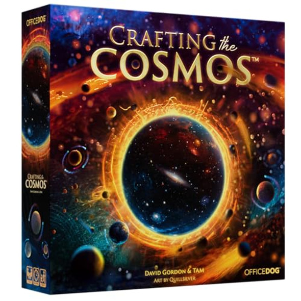 Office Dog Crafting The Cosmos Board Game - Build The Galaxy With Stellar Resource Management Sci-Fi Strategy Game For Kids & Adults, Ages 14+, 2-4 Players, 60-90 Minute Playtime, Made By Office Dog