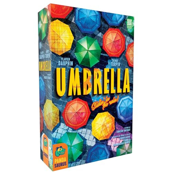 Pandasaurus Games Umbrella Board Game - A Vibrant York City Strategy Game, Fun, Challenging Family Game For Kids & Adults, Ages 8+, 1-4 Players, 30 Min Playtime, Made By Pandasaurus Games