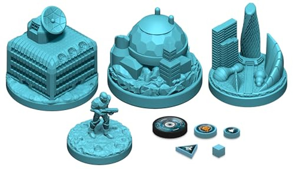 Play To Z Ascending Empires Zenith Edition - Strategy Board Game - For 1 To 4 Players And Ages 10+
