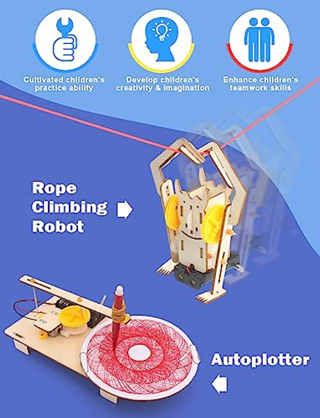 Poraxy 6 In 1 Stem Toys For Kids Ages 8-12, Stem Kits, 3D Wooden Puzzles, Educational Science Projects Building Model Kits, Birthday S For Boys And Girls Ages 7 8 9 10 11 12 13 Years Old Poraxy 6 In 1 Stem Toys For Kids Ages 8-12, Stem Kits, 3D Wooden Puzzles, Educational Science Projects Building Model Kits, Birthday S For Boys And Girls Ages 7 8 9 10 11 12 13 Years Old