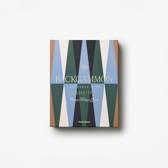 Printworks Play - Backgammon (Lacquered Backgammon) Printworks Play - Backgammon (Lacquered Backgammon)