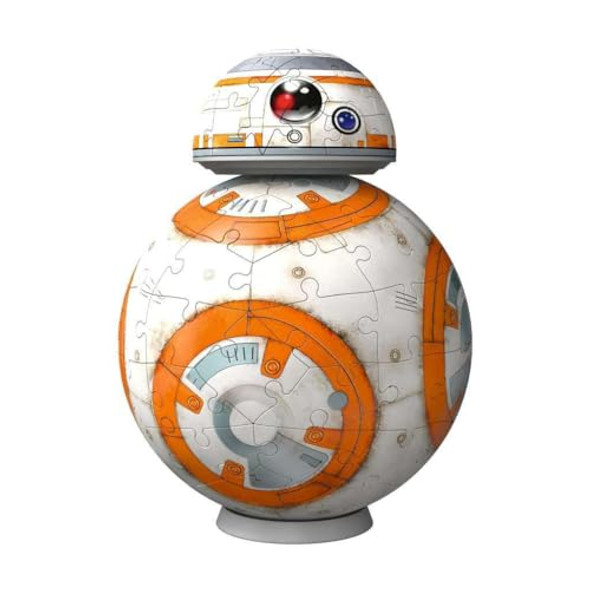 Ravensburger 3D Puzzle 11578 Star Wars Bb8 Astromech Druid - Three-Dimensional Puzzle Ball - Star Wars S For Big And Small Fans