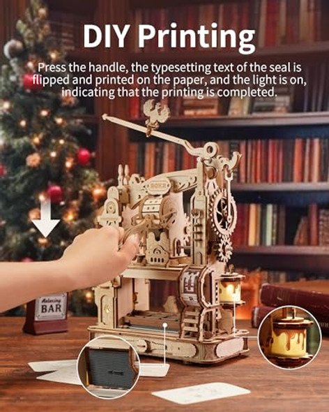Rokr 3D Puzzle For Adults, Wooden Puzzles Classic Printing Press Model Building Kits, Diy Wood Crafts Cool Toys For Birthday, Stem Hobbies For Women Men (Lk602) Rokr 3D Puzzle For Adults, Wooden Puzzles Classic Printing Press Model Building Kits, Diy Wood Crafts Cool Toys For Birthday, Stem Hobbies For Women Men (Lk602)