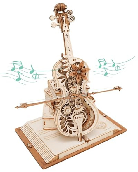 Rokr 3D Puzzles For Adults Cello Model Kit Amk63 + Rokr Building Toy Sets Marble Run Model Kits Mr01S Rokr 3D Puzzles For Adults Cello Model Kit Amk63 + Rokr Building Toy Sets Marble Run Model Kits Mr01S