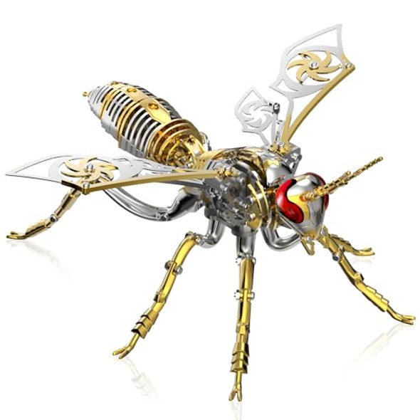 Shepatio 3D Metal Puzzles For Adults, Diy Creative Craft S Kits Mechanical Wasp Puzzle 3D Model Kits For Adults/Teens, Difficult Assembled 3D Puzzles For Family Time, Home Decor Shepatio 3D Metal Puzzles For Adults, Diy Creative Craft S Kits Mechanical Wasp Puzzle 3D Model Kits For Adults/Teens, Difficult Assembled 3D Puzzles For Family Time, Home Decor