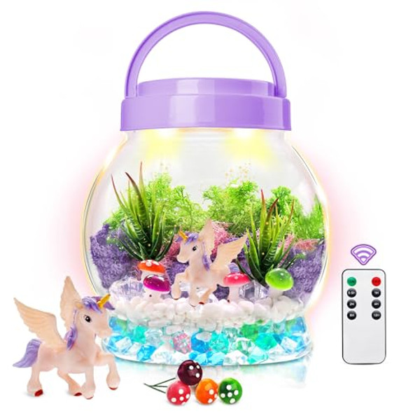 Sldales Light-Up Terrarium Kit For Kids, S For Girls, Diy Toys Crafts Kits For Girl Age 4 5 6 7 8-12 Year Old Birthday S Sldales Light-Up Terrarium Kit For Kids, S For Girls, Diy Toys Crafts Kits For Girl Age 4 5 6 7 8-12 Year Old Birthday S