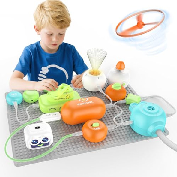 Smilesskiddo Science Kits For Kids - Stem Kits For Kid, Electronics Exploration Kit, Over 440 Projects, 16 Circuit Parts, Stem Toy Educational S For Kids Boys Girls Ages 3 4 5 6 7 8 9 10 11 12 Smilesskiddo Science Kits For Kids - Stem Kits For Kid, Electronics Exploration Kit, Over 440 Projects, 16 Circuit Parts, Stem Toy Educational S For Kids Boys Girls Ages 3 4 5 6 7 8 9 10 11 12